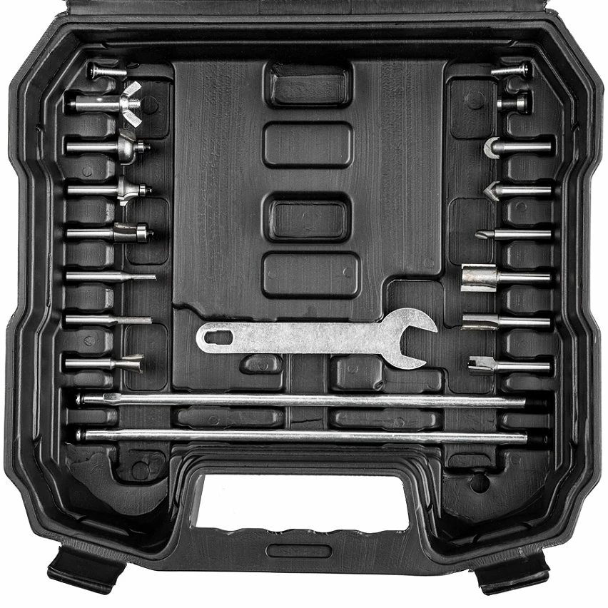 Hot Sale 👍 Tectake Défonceuse 1200 Watts + 12 fraises 🤩 7 Hot Sale 👍 Tectake Défonceuse 1200 Watts + 12 fraises 🤩 – Image 7