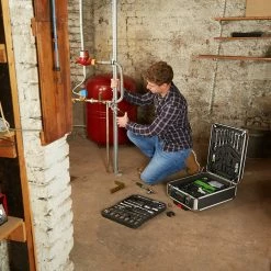 Outlet 🔥 Tectake Caisse à outils aluminium 1200 pièces 🎁 -Sam Outillage STORE 4260397651582 2