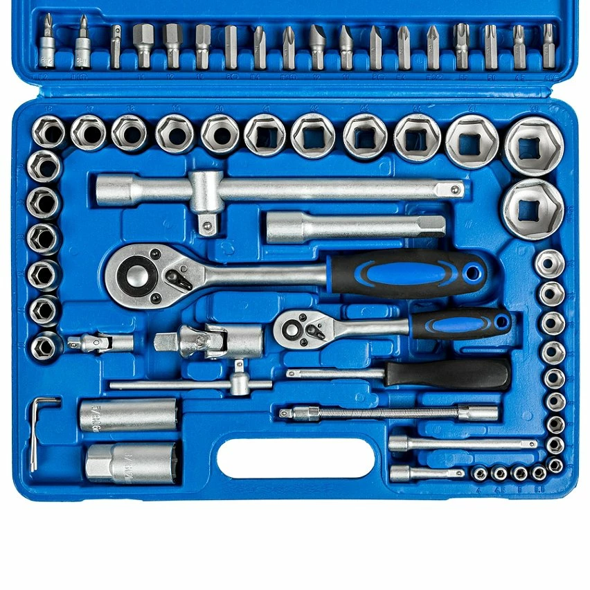 Outlet 👍 Tectake Valise à Outils avec 94 Pièces Acier Chrome Vanadium 🥰 4 Outlet 👍 Tectake Valise à Outils avec 94 Pièces Acier Chrome Vanadium 🥰 – Image 4