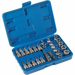 New 🔔 Tectake Coffret à Outils avec 34 Pièces en Acier Chrome Vanadium 🥰