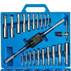 Hot Sale 🎁 Tectake Boite à Outils, Coffret avec 45 Pièces, Tarauds et Filières 🥰 -Sam Outillage STORE 4260505446130 3