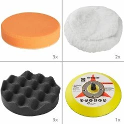 Best Pirce 😀 Tectake Lustreuse Polisseuse Rectifieuse Excentrique 710W avec valise - 16 pièces avec polish 🥰 10 Best Pirce 😀 Tectake Lustreuse Polisseuse Rectifieuse Excentrique 710W avec valise - 16 pièces avec polish 🥰 -Sam Outillage STORE 4260517461008 4