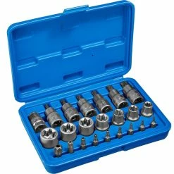 Brand new 🧨 Tectake Coffret Douilles Embouts Torx 23 Pièces ✔️