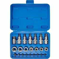 Brand new 🧨 Tectake Coffret Douilles Embouts Torx 23 Pièces ✔️ -Sam Outillage STORE 4260541020226 3