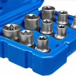 Budget 🔔 Tectake Coffret Clé à Douilles Torx 9 Pièces 😀 -Sam Outillage STORE 4260541020240 4