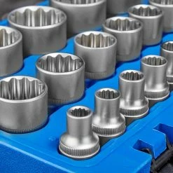 Promo ✨ Tectake Coffret à outils 21 Pièces Clé à Douille Femelle 🎉 -Sam Outillage STORE 4260541020332 4