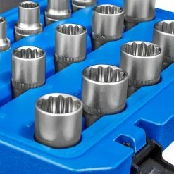 Cheapest 🔔 Tectake Coffret à outils 16 Pièces Clé à Douille Femelle 👍 -Sam Outillage STORE 4260541020349 4