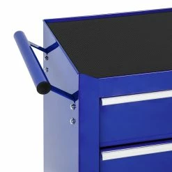 Discount ⭐ Tectake Servante d'atelier 5 tiroirs - bleu ⭐ 10 Discount ⭐ Tectake Servante d'atelier 5 tiroirs - bleu ⭐ -Sam Outillage STORE 4260552084606 5