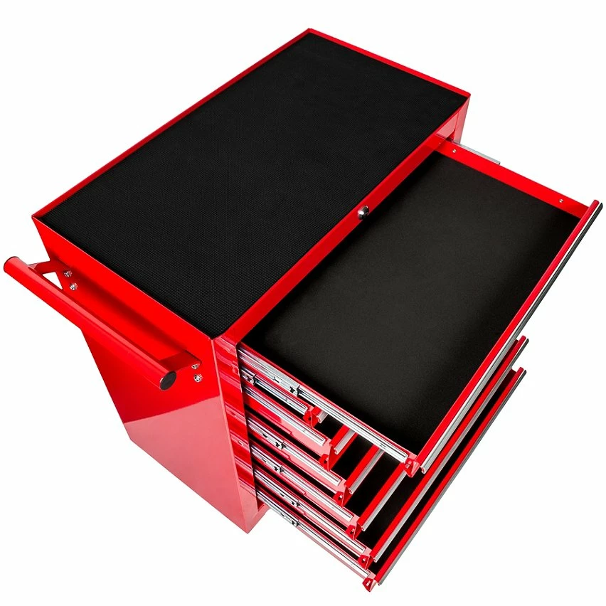 New 👍 Tectake Servante d'atelier 7 tiroirs - rouge ⭐ 3 New 👍 Tectake Servante d'atelier 7 tiroirs - rouge ⭐ – Image 3