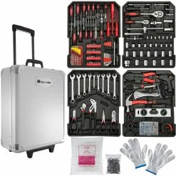 Budget 🧨 Tectake Caisse à outils 599 pièces 🌟