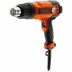 New ✔️ Pistolet décapeur Thermique 2000W Filaire 230V 8 Accessoires Mallette BLACK & DECKER 👍