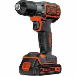 Discount ✨ Black & Decker Perceuse-visseuse sans-fil Autosense 18V BLACK+DECKER(Livrée avec 1 Chargeur + 1 batterie 1,5 Ah) - ASD184K-QW 👍