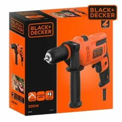 Outlet 🔥 Black & Decker Perceuse à percussion BEH200-QS BLACK et DECKER - sans batterie ni chargeur - 500W - 84402 😍 -Sam Outillage STORE 5035048704219 3