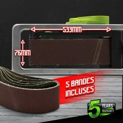 Coupon 💯 Ponceuse à bande 2en1 1010W - Constructor ✔️ -Sam Outillage STORE 5411074133238 3