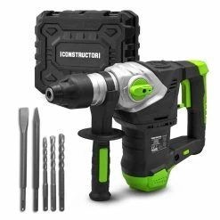 New 🛒 Marteau perforateur 1500W - 6 joules - Vitesse variable - avec coffret Constructor 🔥