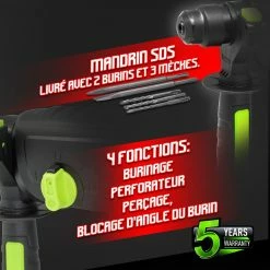 Promo 💯 Marteau perforateur 1050W BMC - Constructor 🎉 -Sam Outillage STORE 5411074187521 3