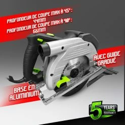 Buy 🥰 Scie circulaire 1350W - 190mm - Constructor 😍 -Sam Outillage STORE 5411074188375 3