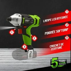 Discount 🧨 Visseuse à chocs sans fil max 20V sans batterie - 140Nm - Constructor 🧨 -Sam Outillage STORE 5411074193584 3