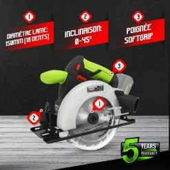 Buy ✨ Scie circulaire max 20V + batterie 4Ah + chargeur - Lame 150mm 18 dents - Constructor 🥰 -Sam Outillage STORE 5411074193591 3 1