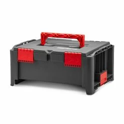 Best deal 🔥 Boîte à outils empilable en plastique 46.4x33.5x21.2cm - Constructor 🎁