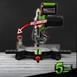 Cheapest 😍 Scie à onglets radiale 1800W - Lame 254mm 36 dents - Constructor ⌛ -Sam Outillage STORE 5411074202507 4