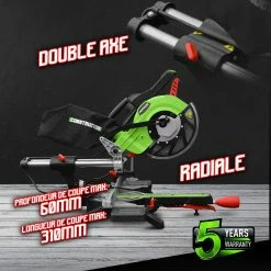 Top 10 👏 Scie onglets radiale 1800w-210mmavec laser et double inclinaison - Constructor 🔥 -Sam Outillage STORE 5411074209445 4