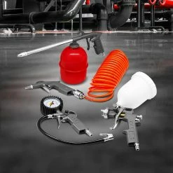 Flash Sale 🛒 Constructor Kit d'accessoires 5pcs pour compresseur - Construc ✔️ 9 Flash Sale 🛒 Constructor Kit d'accessoires 5pcs pour compresseur - Construc ✔️ -Sam Outillage STORE 5411074215330 5