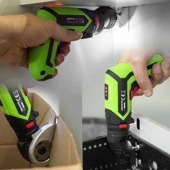 Flash Sale 😍 Tournevis rechargeable 4V lithium + accessoires - 4Nm - Coffret de rangement - Constructor 👏 -Sam Outillage STORE 5411074215392 5