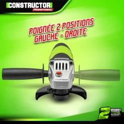 Promo 🔥 Constructor promotional Meuleuse d'angle 800W - 125mm 👏 -Sam Outillage STORE 5411074215453 3