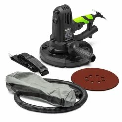 New 🥰 Ponceuse plâtre 1220W - 225mm avec sac récupérateur et 8 abrasifs - Constructor ⭐