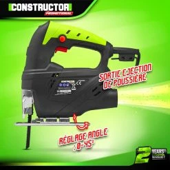 Discount 🛒 Constructor promotional Scie sauteuse 400W - 1 lame incluse 😀 -Sam Outillage STORE 5411074215507 3