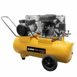 Best deal 🧨 Compresseur à courroie 50L 1900W 2.5 CV 230V AC Pression 8 Bar VITO 👏