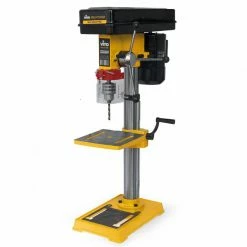 Deals 😀 Perceuse à colonne 450W VITOPOWER mandrin 16mm à couronne Dentée Colonne FONTE 12 vitesses Hauteur réglable 🎉