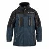 Outlet 🎉 Veste de travail 100% Polyester PVC VITO SECURITY Taille XL Bleu et noir Imperméable 🔥