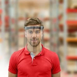 Top 10 ⭐ Visière de protection 36x23 cm VITO SECURITY Polycarbonate Anti reflet et Anti buée Serre tête Ajustable 🎉 -Sam Outillage STORE 5604612705909 3