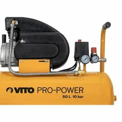 Cheapest 🔥 Compresseur d'air 50L Silencieux 10 bar VITO 145 PSI 2.5 CV Débit 206 L/min ⌛ -Sam Outillage STORE 5604612710750 3