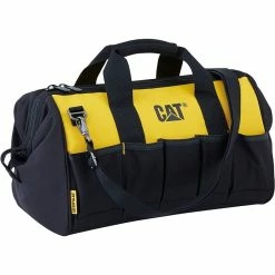 Top 10 ⌛ Sac a outils Caterpillar 28L Base PVC Tissu Polyester 600D 10 poches extérieures 10 poches intérieures Léger 🔔
