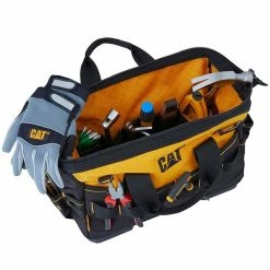 Coupon 🔔 Sac à outils 25 L Caterpillar Polyester 600D / PVC 18 poches extérieures 12 poches intérieures Léger 😀 -Sam Outillage STORE 5711013109714 4