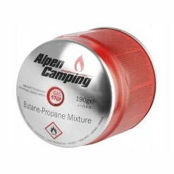 New 🔔 Cartouche gaz 190g ALPENTECH Butane Propane perçable sécurité stop-gaz 👍