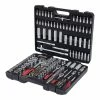 Best Sale 🔔 Coffret de douilles 1/4", 3/8", 1/2" Mallette multi-outils de 171 pièces Chrome Vanadium HobbyTech 💯