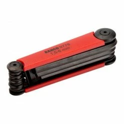 Outlet ✔️ BAHCO - Jeu de clés mâles 6 pans repliable, dimensions métriques - 7 pièces 🧨