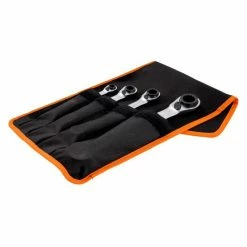 Best deal 🌟 BAHCO - Jeu de clés polygonales à cliquet 4 en 1 - 4 pcs/pochette ⭐