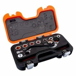 Best deal 😉 BAHCO - Jeu de clés polygonales à cliquet en forme de S et adaptateurs - 29 pcs/boîte 😀