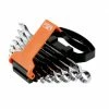 Cheap 💯 BAHCO - Jeu de clés mixtes contre-coudées à cliquet, métriques -6pc/support en plastique 🎉