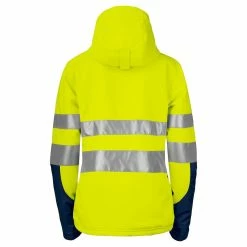 Flash Sale 🔥 Projob 6424 PARKA HV SOFTSHELL DOUBLEE FEMME - EN ISO 20471 CLASSE 3/2 🛒 -Sam Outillage STORE 7316220606902 2