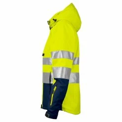 Flash Sale 🔥 Projob 6424 PARKA HV SOFTSHELL DOUBLEE FEMME - EN ISO 20471 CLASSE 3/2 🛒 -Sam Outillage STORE 7316220606940 3