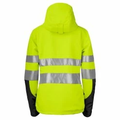 Flash Sale 🔥 Projob 6424 PARKA HV SOFTSHELL DOUBLEE FEMME - EN ISO 20471 CLASSE 3/2 🛒 -Sam Outillage STORE 7316220606964 2