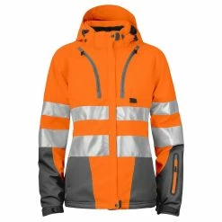 Flash Sale 🔥 Projob 6424 PARKA HV SOFTSHELL DOUBLEE FEMME - EN ISO 20471 CLASSE 3/2 🛒 -Sam Outillage STORE 7316220607039 1