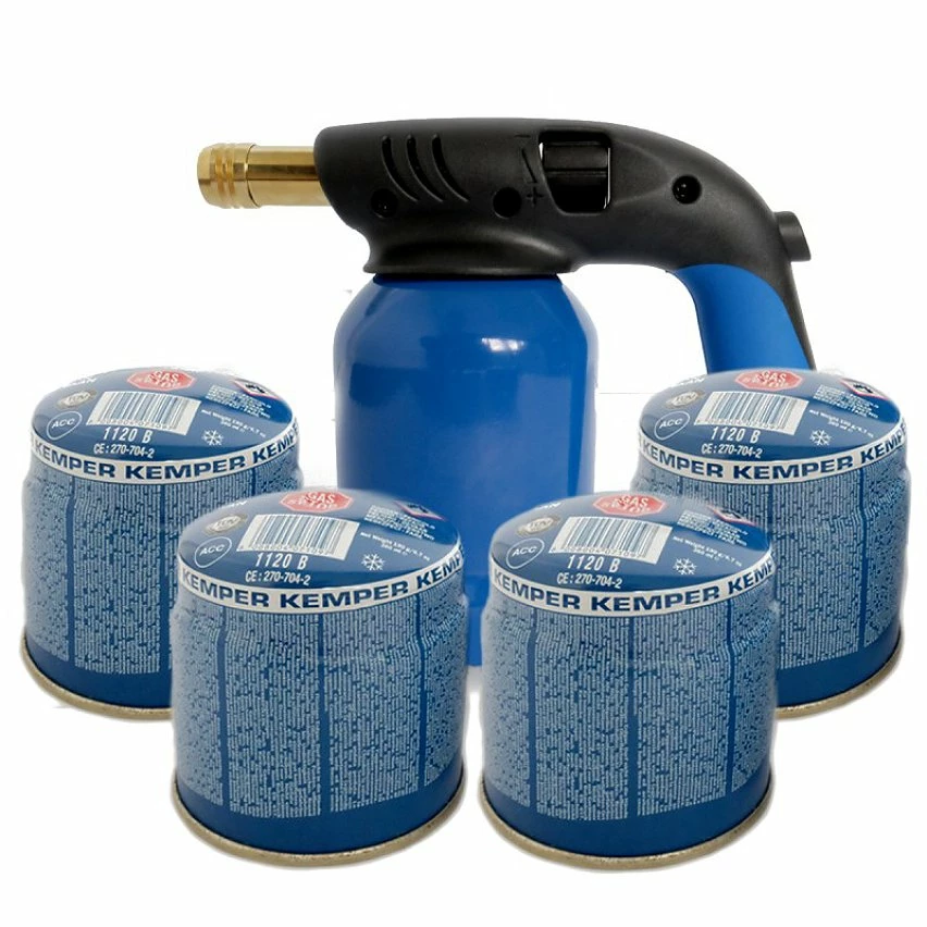 Best deal 😀 Kemper Lampe a souder coque acier piezo + 4 cartouches gaz 190g avec sécurité stop gaz. 🧨 1 Best deal 😀 Kemper Lampe a souder coque acier piezo + 4 cartouches gaz 190g avec sécurité stop gaz. 🧨