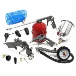 Best reviews of ✨ 0'20 Magazine Kit Outil pneumatique 13 pcs. 4 Pistolets à air comprimé Buses & Tuyau 🔥